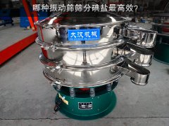 哪种振动筛筛分碘盐？